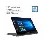 ASUS ZENBOOK FLIP i7 8th Gen 16GB 512 GB SSD, 14" FULL HD Windows 10 Home