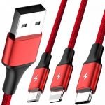 Unitek 3-in-1 USB Charging Cable (Type-C / Micro USB / Lightning)