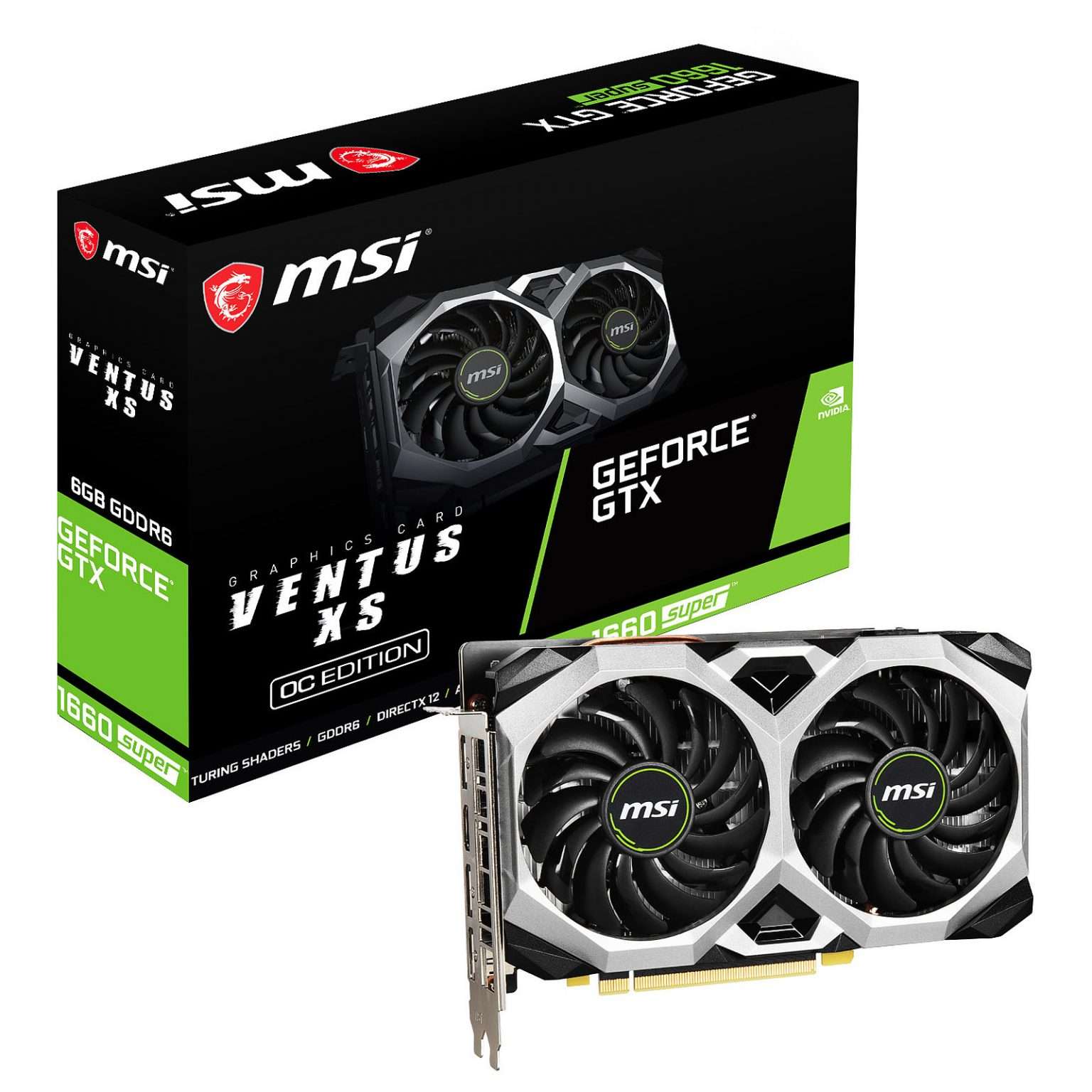MSI GTX 1660 Super 6GB GDRR6 Dual Fan OC Ventus - Image 1