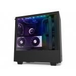 NZXT H510i, ATX Mid -Tower PC Gaming Case, USB Type-C Port, Tempered Glass, RGB Lighting-MATTE BLACK