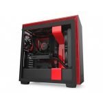 NZXT H710  ATX Mid Tower PC Case, Front I/O USB Type-C Port,  -Black/Red