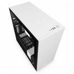 NZXT H710  ATX Mid Tower PC Case, Front I/O USB Type-C Port -White/Black
