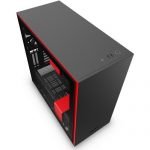 NZXT H710i  ATX Mid Tower, Front I/O USB Type-C Port, Tempered Glass Side, RGB Lighting  , Black/Red