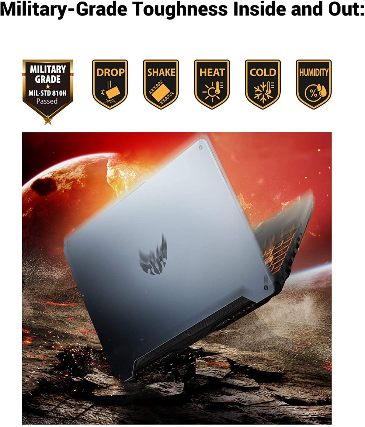 ASUS TUF Gaming A15, Ryzen 7 4800H, 16GB DDR4, 512GB SSD + 1TB HDD , 15.6” 144Hz Full HD, GTX 1660 Ti 6GB, Windows 10 - Image 6