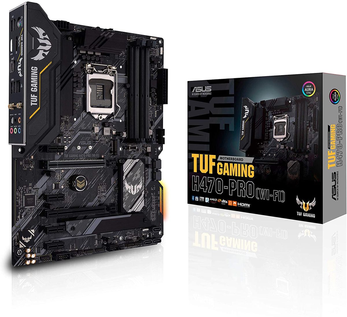 ASUS TUF Gaming H470-PRO WiFi 6 intel 10th Gen ATX Motherboard - Image 1