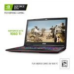 MSI GL63 9th gen i7 9750H, 16GB RAM, 512 GB NVME, 15.6" FULL HD, 120Hz, GTX 1660Ti 6GB, Windows 10