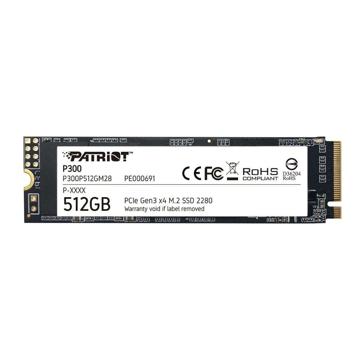 Patriot 512 GB PCIe Gen3 x4, NVMe SSD - Image 2