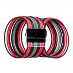 1STPLAYER Mod Sleeve Extension Power Supply Cable Kit with Combs, Black and Red Combo