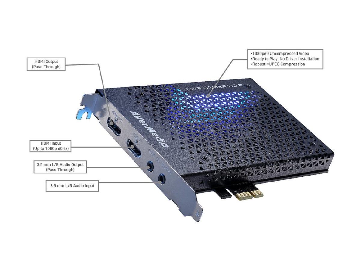 AVerMedia Live Gamer HD 2 Full HD 1080p 60 Record and Stream Multi-Card Real-Time Gameplay - Image 2