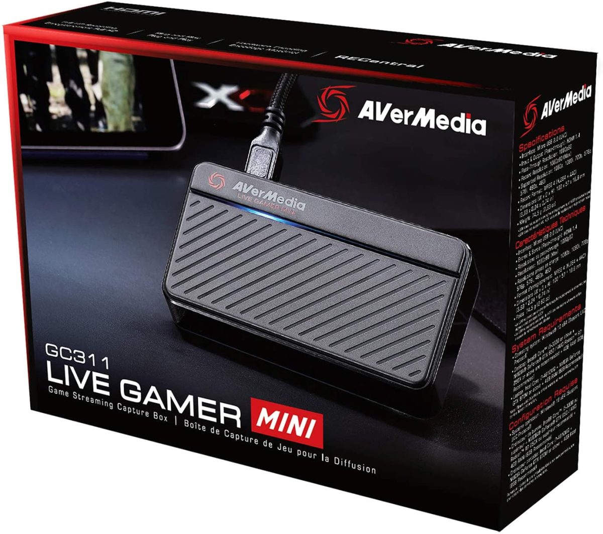 AVerMedia Live Gamer Mini Full HD 1080P Video Recording H.264 Hardware Encoder Game Capture Card - Image 4