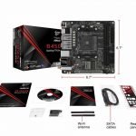 ASRock Mini-ITX Motherboard (B450 Gaming-ITX/AC) With Wi-Fi