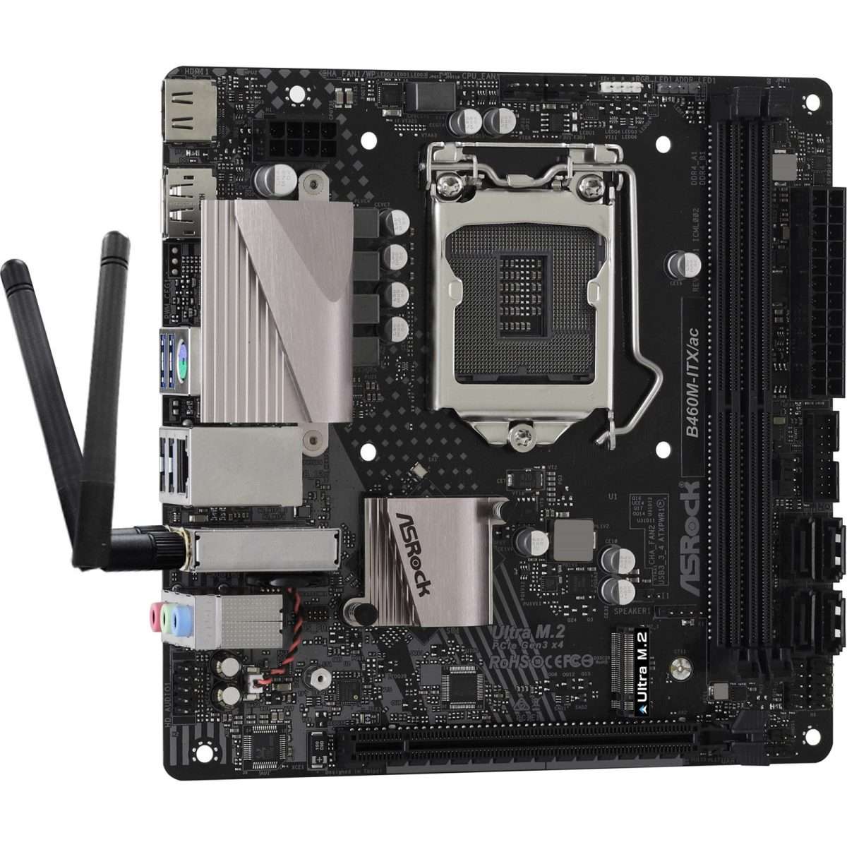 ASRock B460M-ITX/ac Intel Socket 1200 Motherboard With Wi-Fi - Image 2