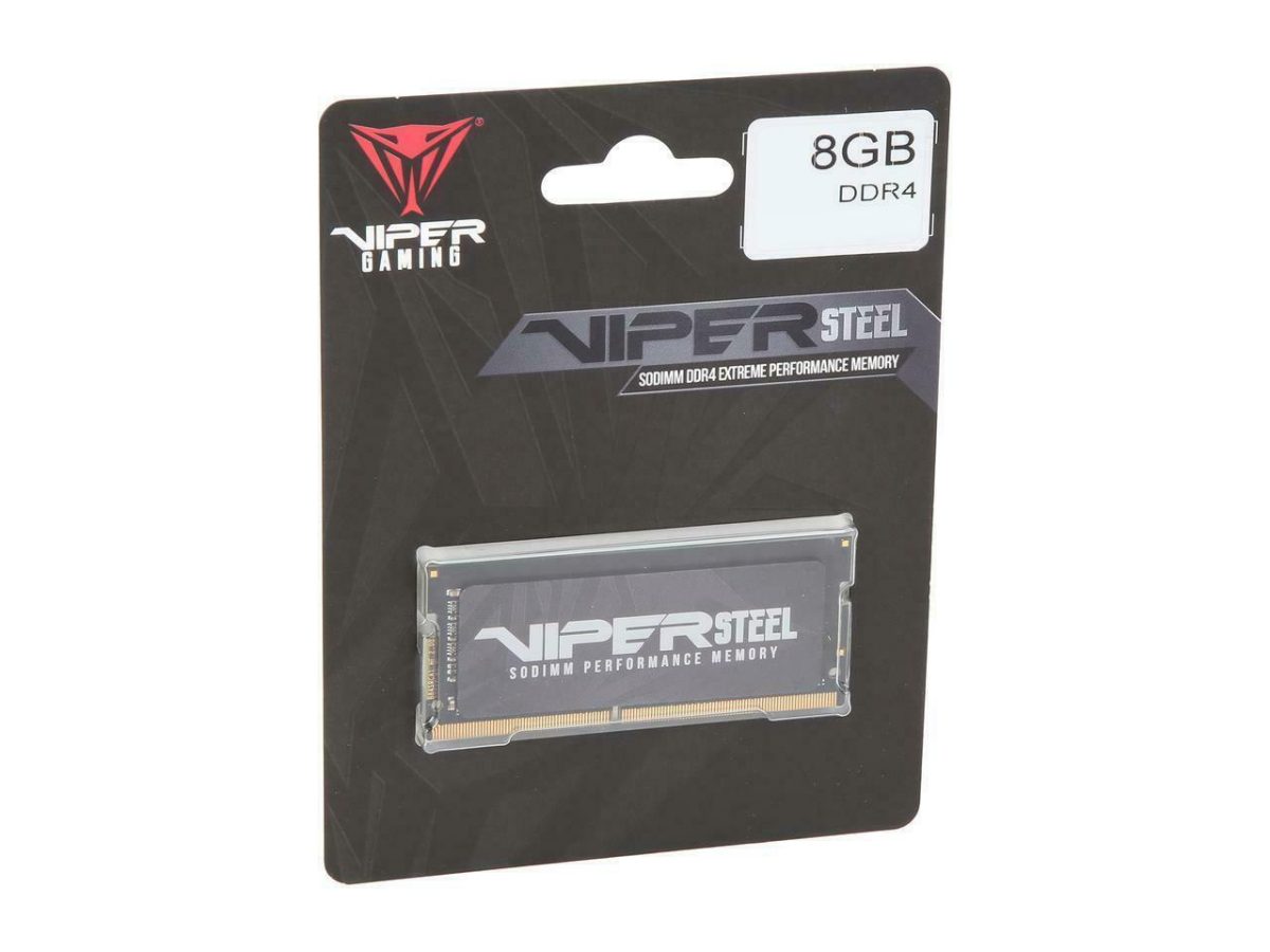 Patriot Viper Steel, SODIMM-Laptop, DDR4, 8GB, 2666MHz, Single Stick - Image 1