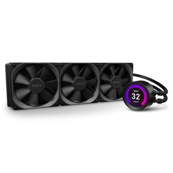NZXT Kraken Z73 360mm AIO Liquid Cooler with LCD Display 2.36” LCD screen capable of displaying 24-bit color