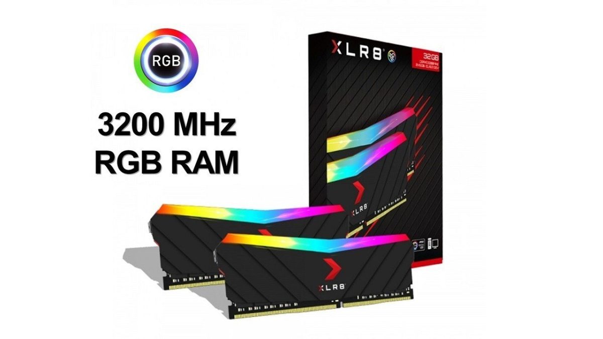 PNY XLR8 Gaming EPIC-X RGB 32GB Kit (2x16GB) 3200MHz Desktop Memory - Image 1