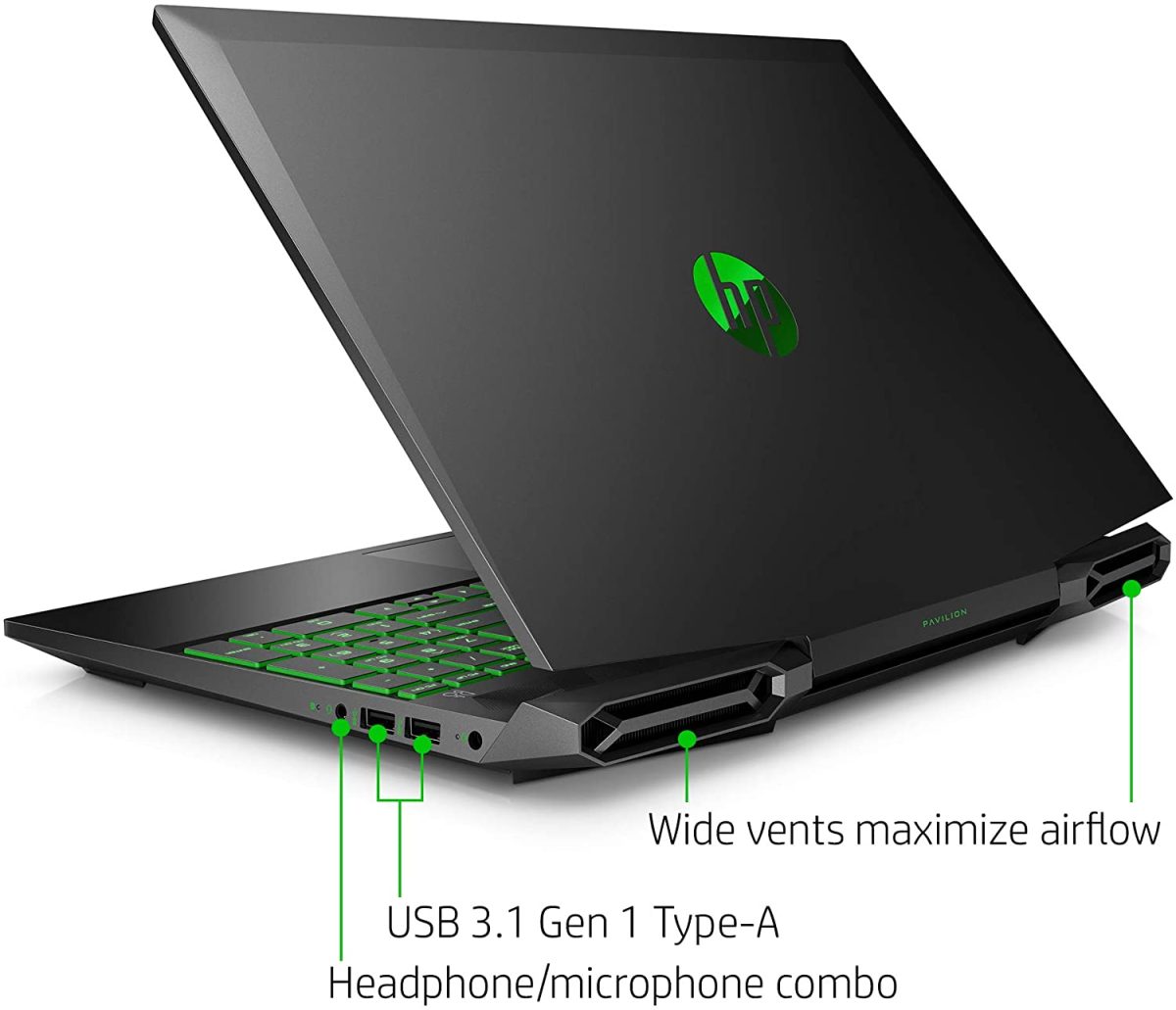 HP Pavilion Gaming Laptop 15 10th gen 10300H, 8GB RAM, 512GB SSD, 15.6" FULL HD 144hz, GTX 1660Ti 6GB, - Image 2