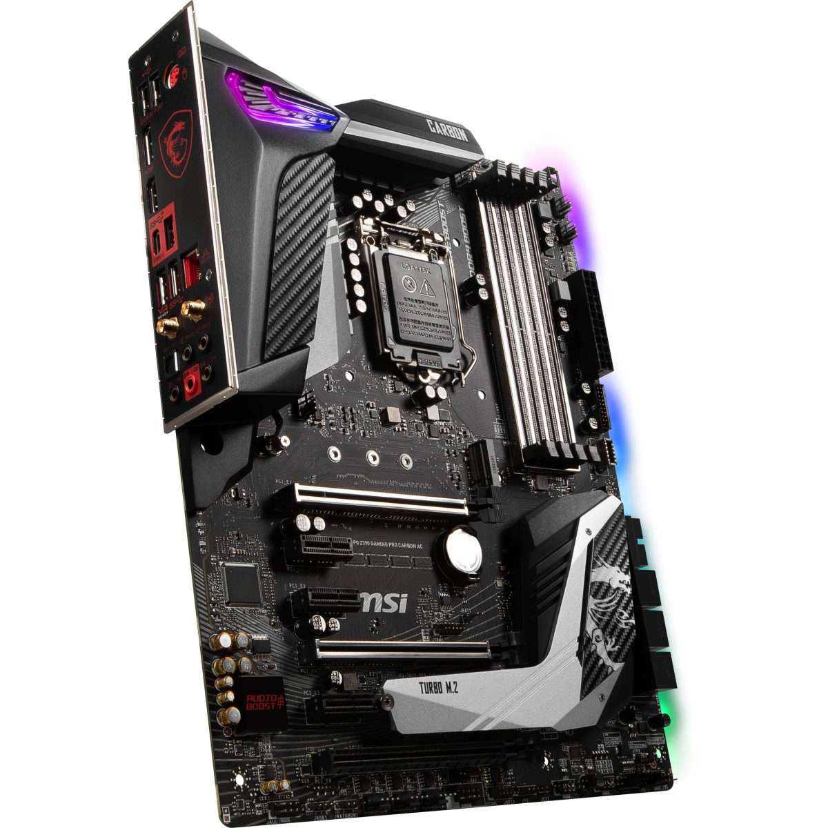 MSI MPG Z390 GAMING PRO CARBON AC LGA 1151 ATX Motherboard Wi-Fi 5 (802.11ac) | Bluetooth 5.0 - Image 2