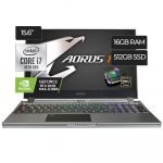 GIGABYE AORUS 15G Intel i7-10875H, 16GB DDR4, 512GB NVMe SSD, 15.6-inch FHD 240Hz IPS 100% SRGB,  RTX 2070 Max-Q 8GB, Windows 10