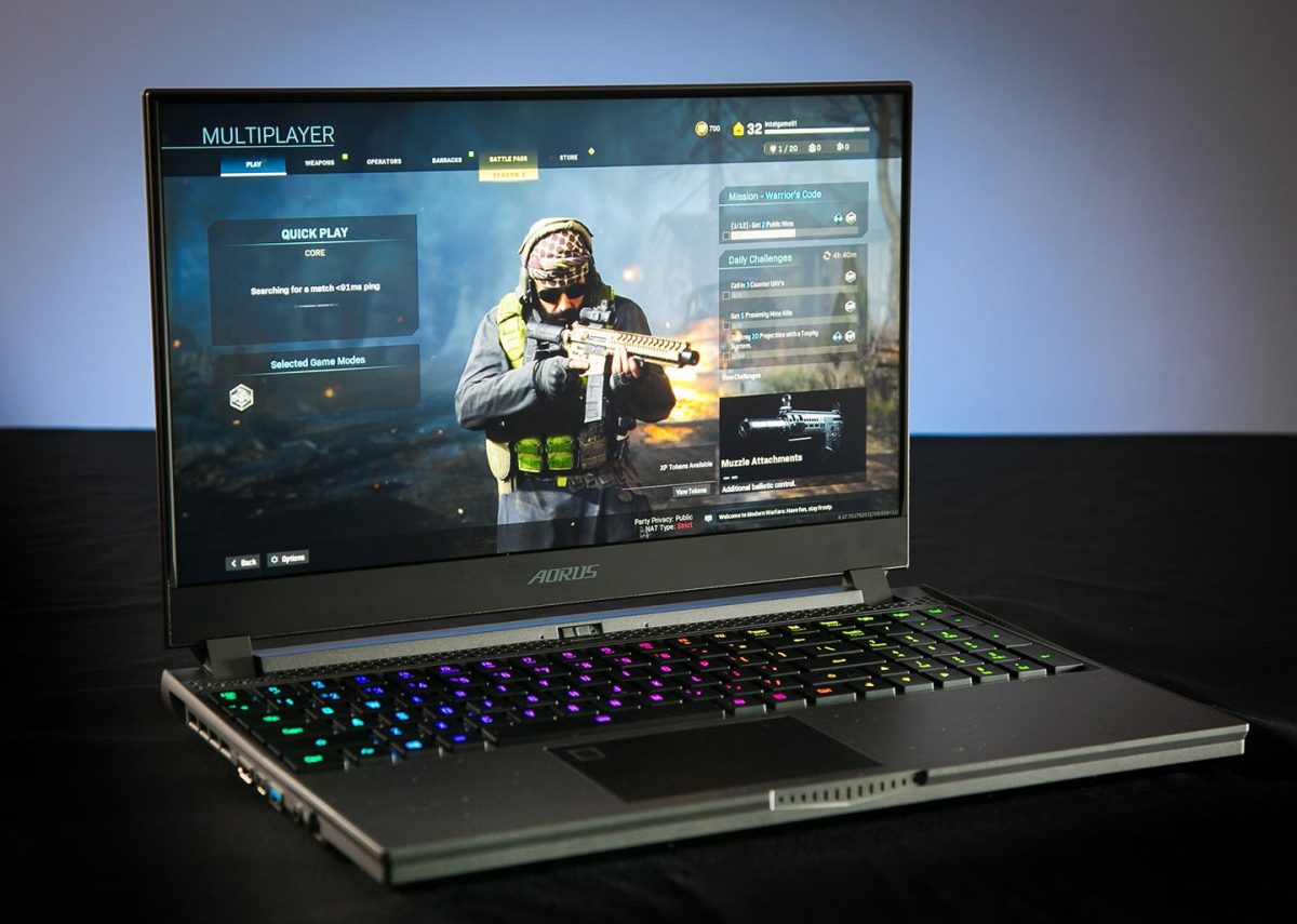 GIGABYE AORUS 15G Intel i7-10875H, 16GB DDR4, 512GB NVMe SSD, 15.6-inch FHD 240Hz IPS 100% SRGB,  RTX 2070 Max-Q 8GB, Windows 10 - Image 4