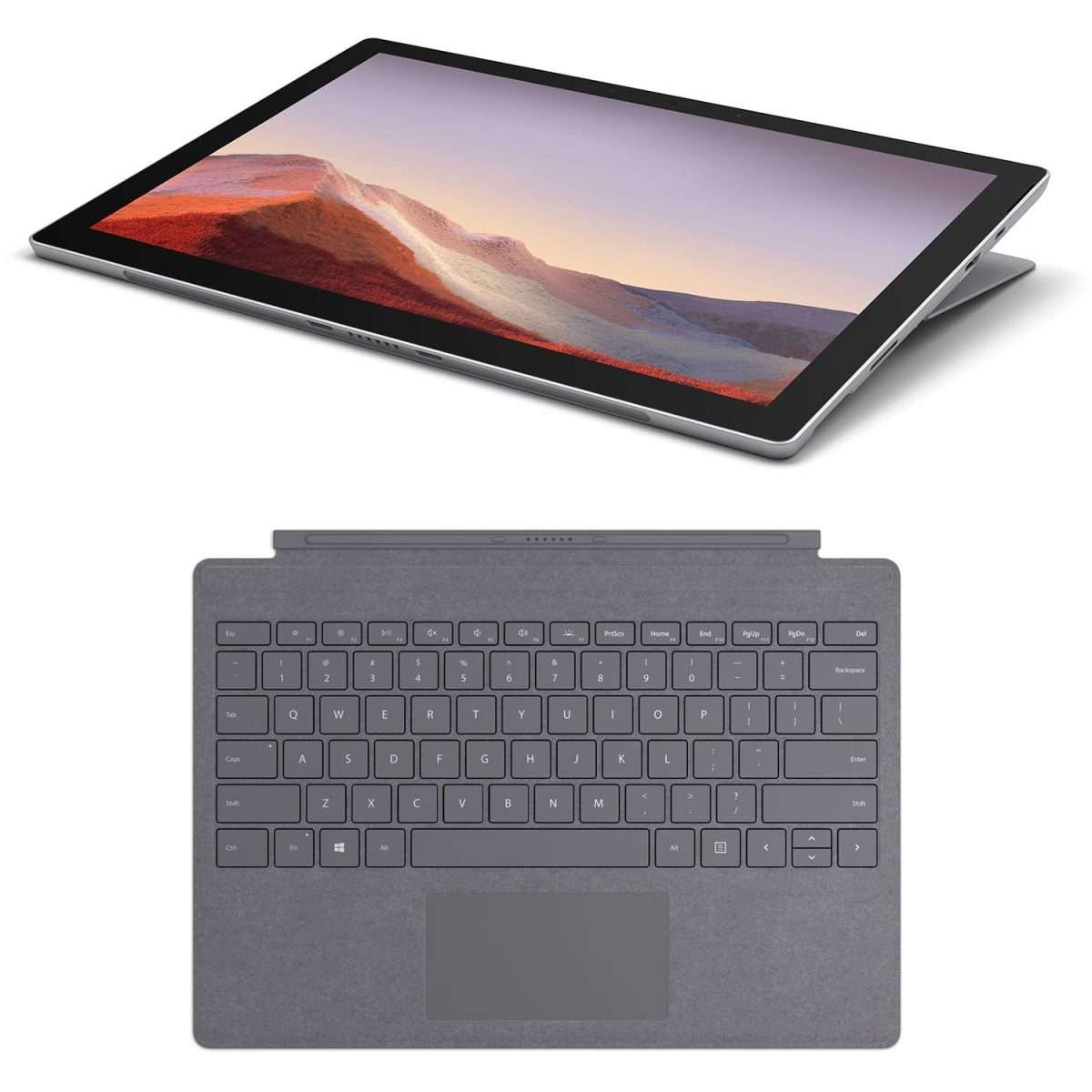 Microsoft Surface Pro 7+ 256GB 11th Gen i7 16GB RAM 12.3-inch Touchscreen, 15 Hr Battery With Type cover - Image 1