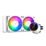 DeepCool CASTLE 240EX A-RGB WH AIO liquid CPU cooler White color