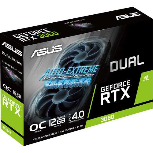 ASUS GeForce RTX 3060 12GB Dual OC Graphics Card