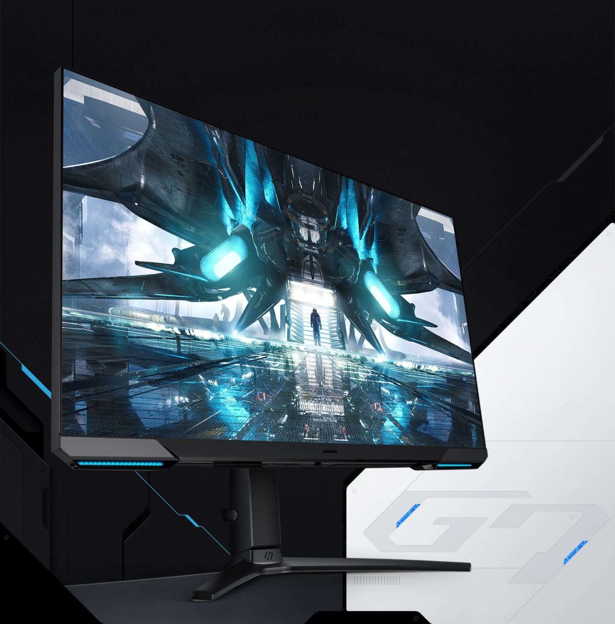 Samsung Odyssey G7 28" 144 Hz 4K G-Sync IPS Gaming Monitor - Image 1