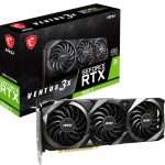 MSI GeForce RTX 3060 Ti 8GB VENTUS 3X OC LHR Graphics Card