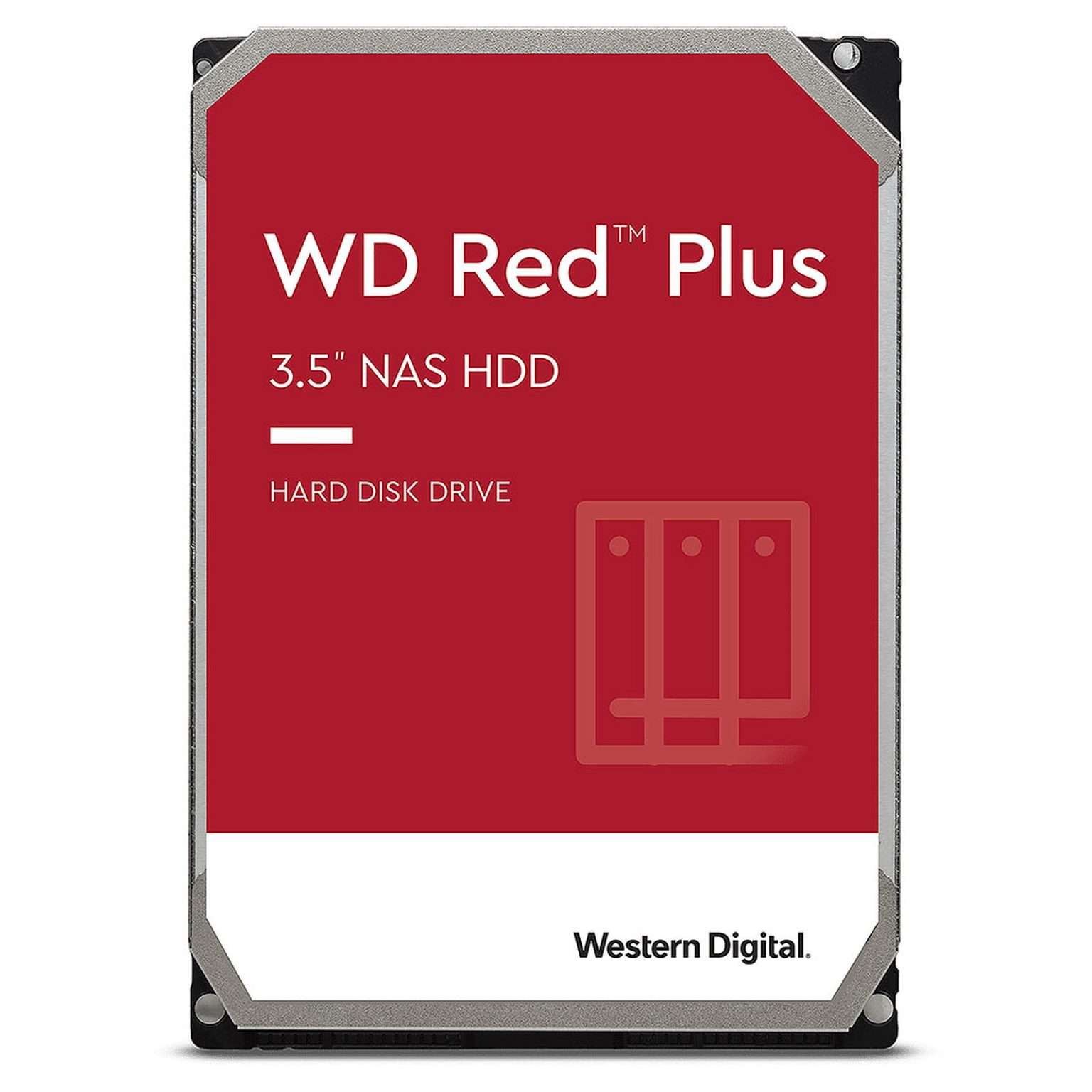 Western Digital 10TB WD Red Plus NAS Hard Drive HDD 7200 RPM, SATA 6 Gb/s, 256 MB Cache, 3.5 - Image 2