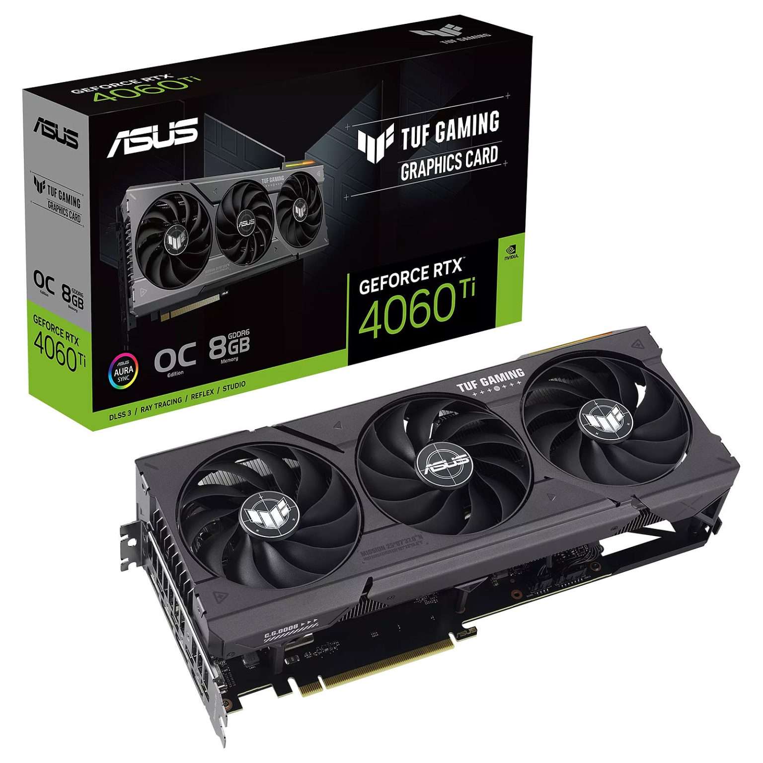 ASUS RTX 4060Ti 8GB TUF GAMING OC EDITION - Image 1