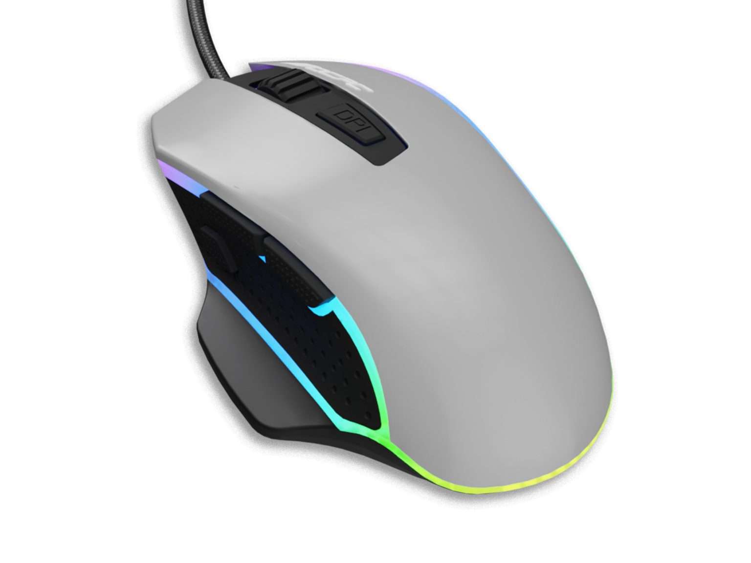 OCPC MR8 WIRED GAMING MOUSE 7200DPI GRAY - Image 3