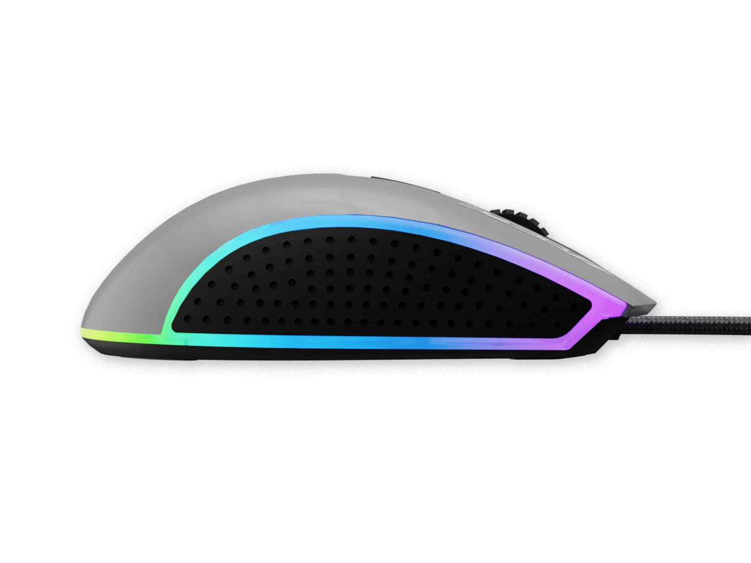 OCPC MR8 WIRED GAMING MOUSE 7200DPI GRAY - Image 4