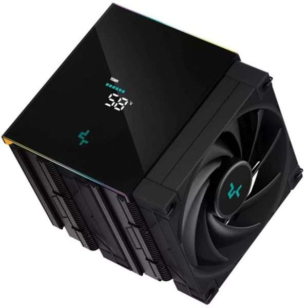 DeepCool AK620 DIGITAL Performance Air Cooler, Dual-Tower- Black