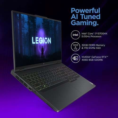 Lenovo Legion Pro 5i 16" 13th Gen Core i7-13700HX 32GB, 1TB SSD, 16" WQXGA 240Hz RTX 4060 8GB Win 11