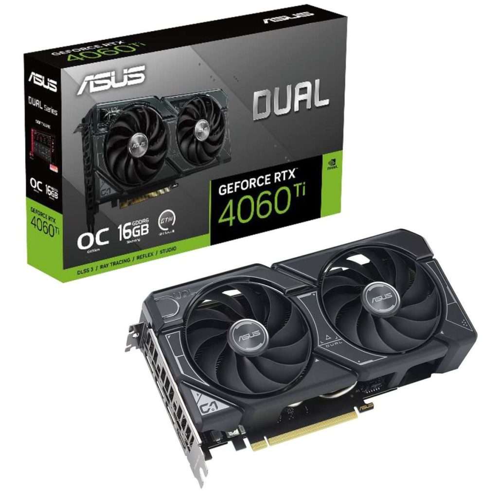 ASUS RTX 4060 Ti Dual OC 16GB Graphics Card