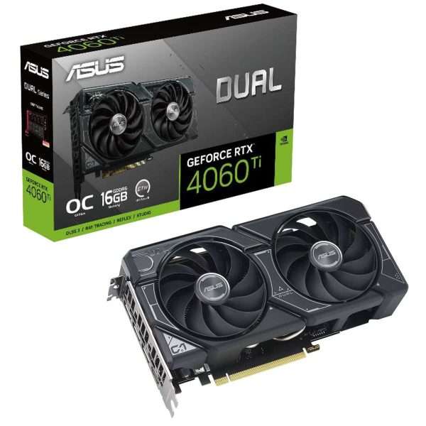 ASUS RTX 4060 Ti Dual OC 16GB Graphics Card