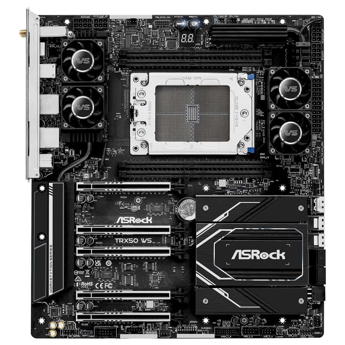 ASROCK TRX50 WS AMD TRX50 Workstation Motherboard - Image 2
