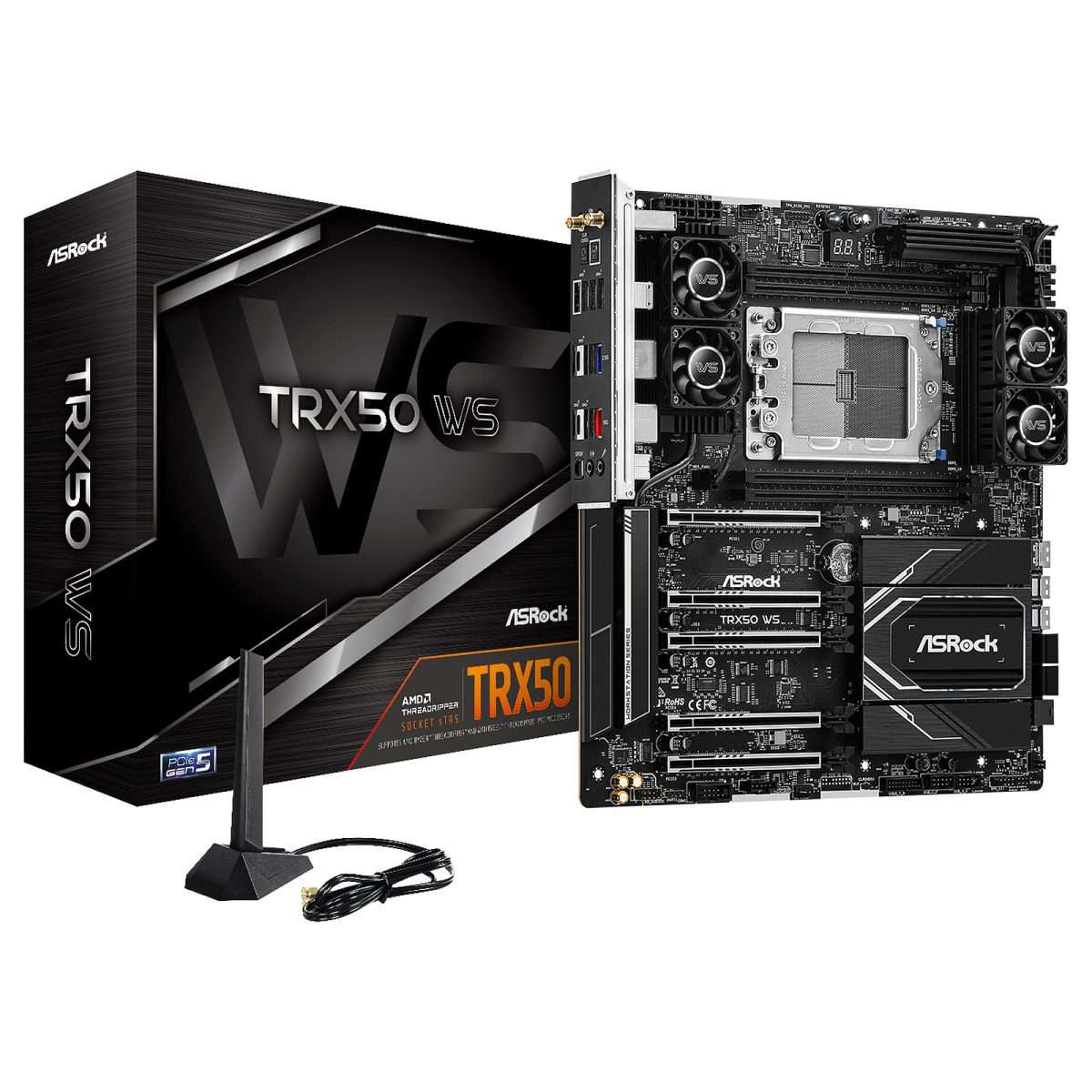 ASROCK TRX50 WS AMD TRX50 Workstation Motherboard - Image 1