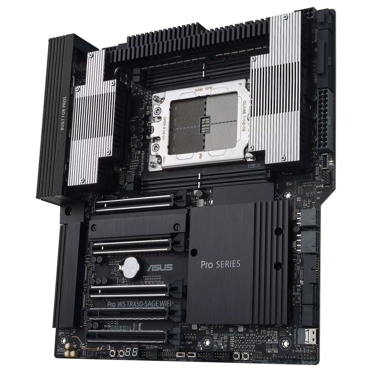 ASUS Pro WS TRX50-SAGE WIFI  Ryzen Threadripper PRO 7000WX Motherboard - Image 2