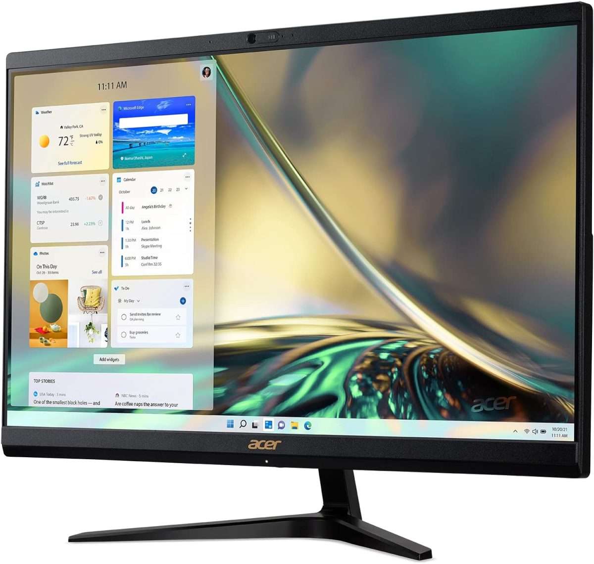 Acer Aspire C24 All in one  Desktop | 23.8" Full HD IPS Display | 12th Gen Intel Core i3-1215U | Intel UHD Graphics | 8GB DDR4 | 512GB NVMe M.2 SSD | Wireless Wi-Fi 6 | Windows 11 - Image 2