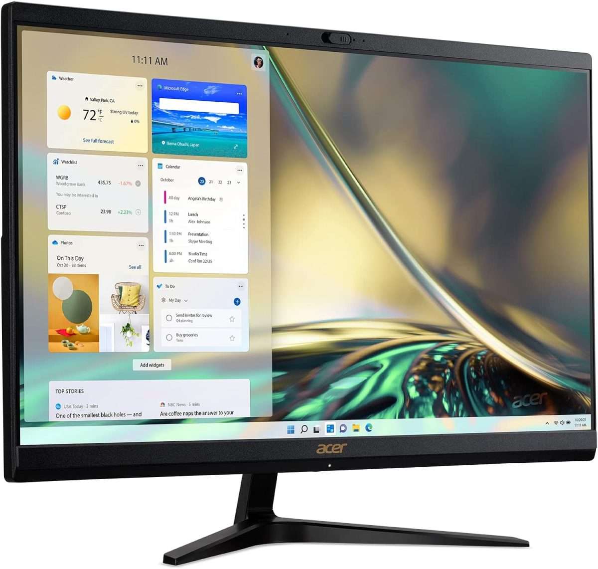 Acer Aspire C24 All in one  Desktop | 23.8" Full HD IPS Display | 12th Gen Intel Core i3-1215U | Intel UHD Graphics | 8GB DDR4 | 512GB NVMe M.2 SSD | Wireless Wi-Fi 6 | Windows 11 - Image 4