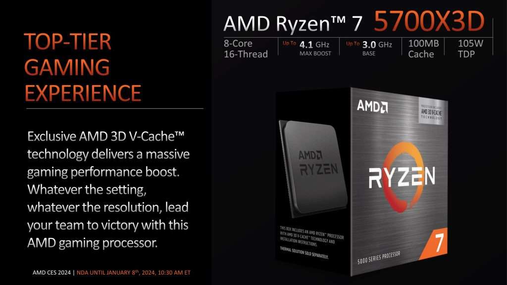 Best CPU for Gaming in 2024 amd ryzen 7500X3d Nepal 1