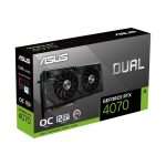 ASUS Dual GeForce RTX™ 4070 EVO OC Edition 12GB GDDR6X Desktop Graphics Card