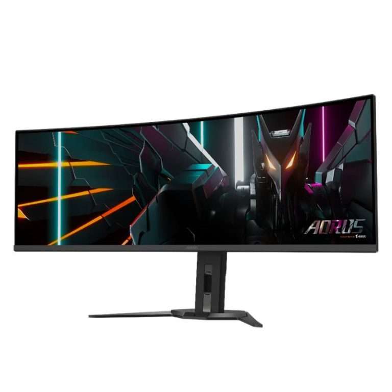 Gigabyte AORUS CO49DQ-EK 49 inch 144Hz OLED Curved Gaming Monitor ...