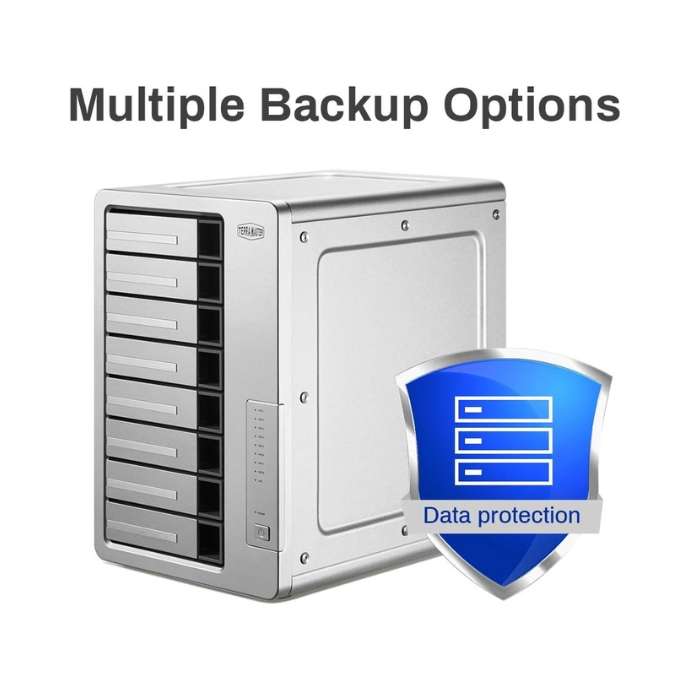Terramaster f8-422 8-bay nas Backup options
