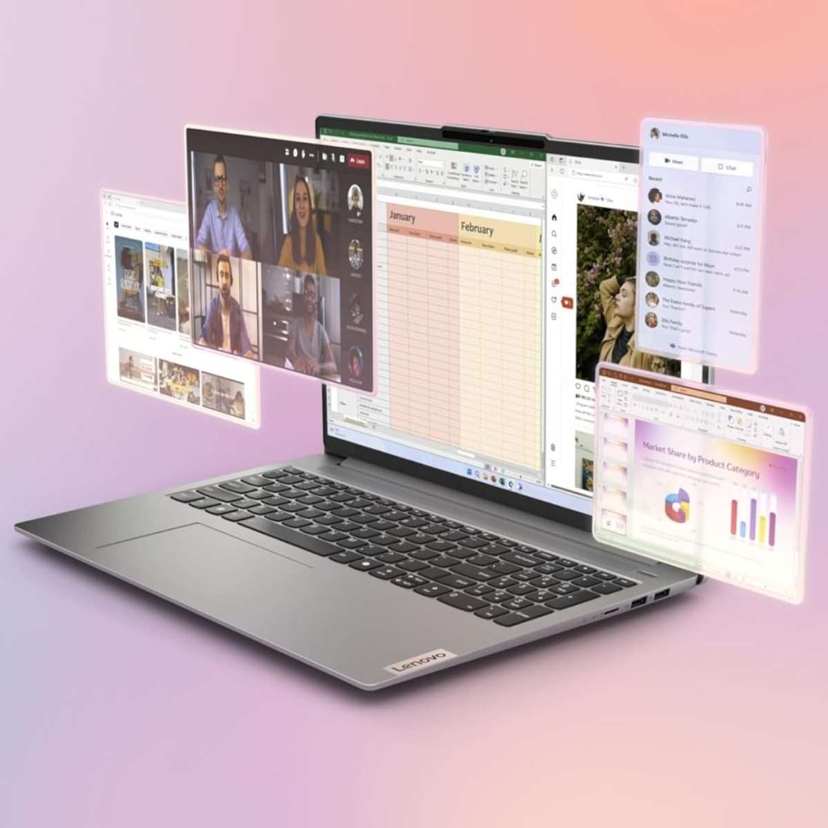 Lenovo IdeaPad Slim 5 16 inch WUXGA Notebook AMD Ryzen 7 8845HS 16GB LPDDR5X 512GB SSD Tasks