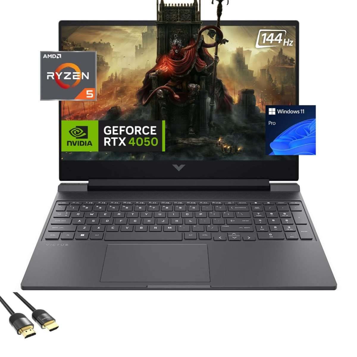 HP Victus 15 Ryzen 5 8645HS, 16GB DDR5, 512GB SSD, 15.6" FHD 144Hz, RTX 4050 6GB, - Image 2
