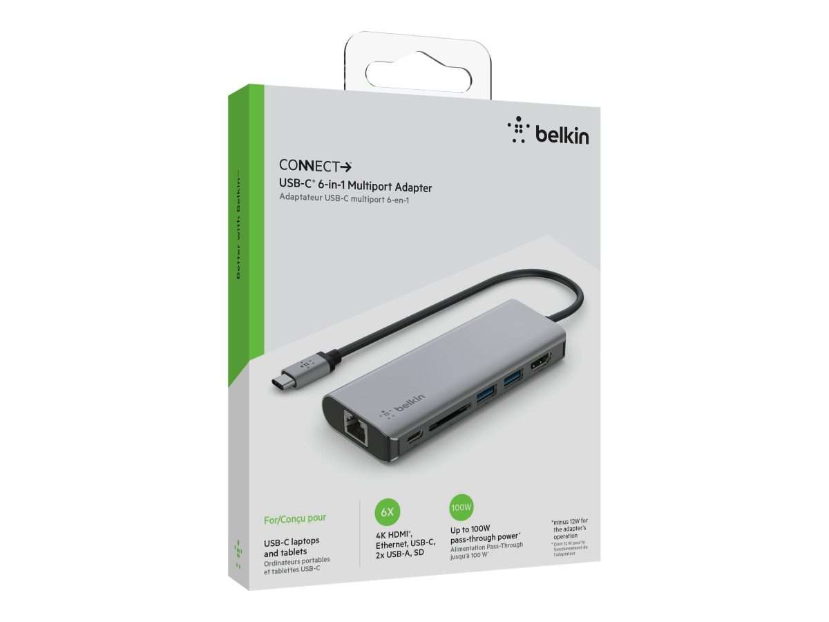Belkin CONNECT USB-C 7-in-1 Multiport Hub Adapter - Image 2