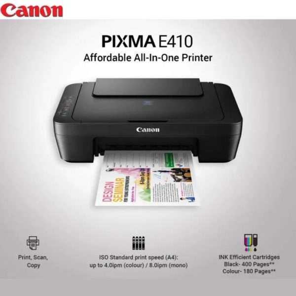 canon pixma e410 printer