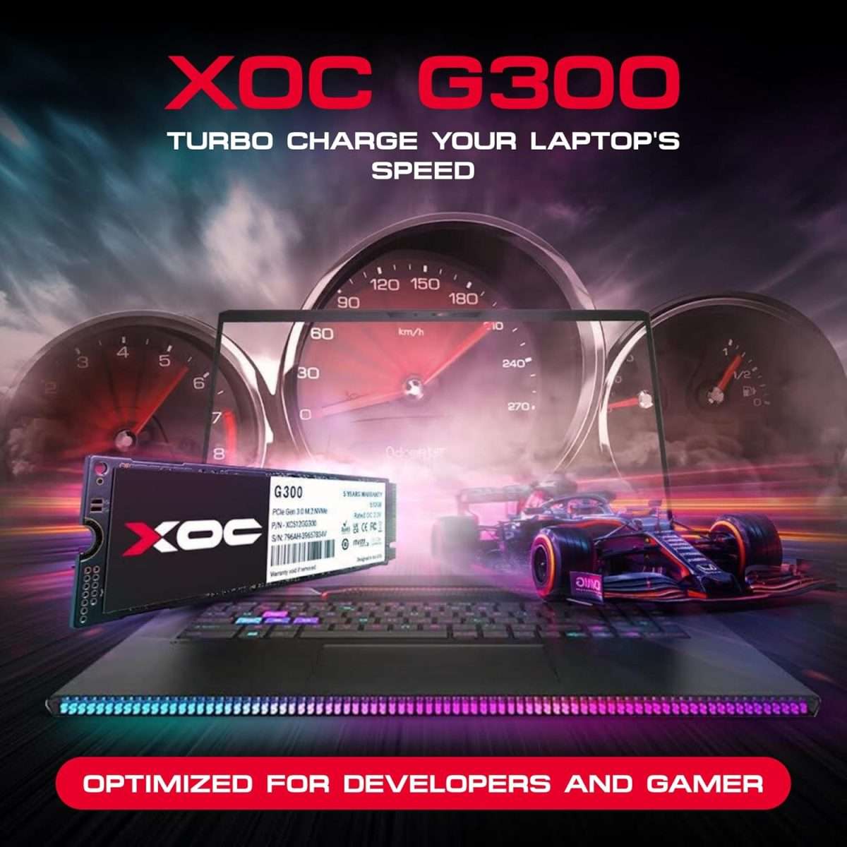 XOC G300 512GB PCIe Gen 3 NVMe SSD - Image 5
